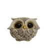 Set of 3 Decorative Owl Figurines - Whimsical Bird Art Decor