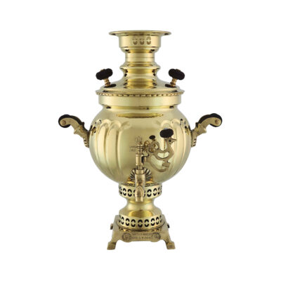 Persian Brass Samovar Decorative Coal Tea Maker 3.5 Liter