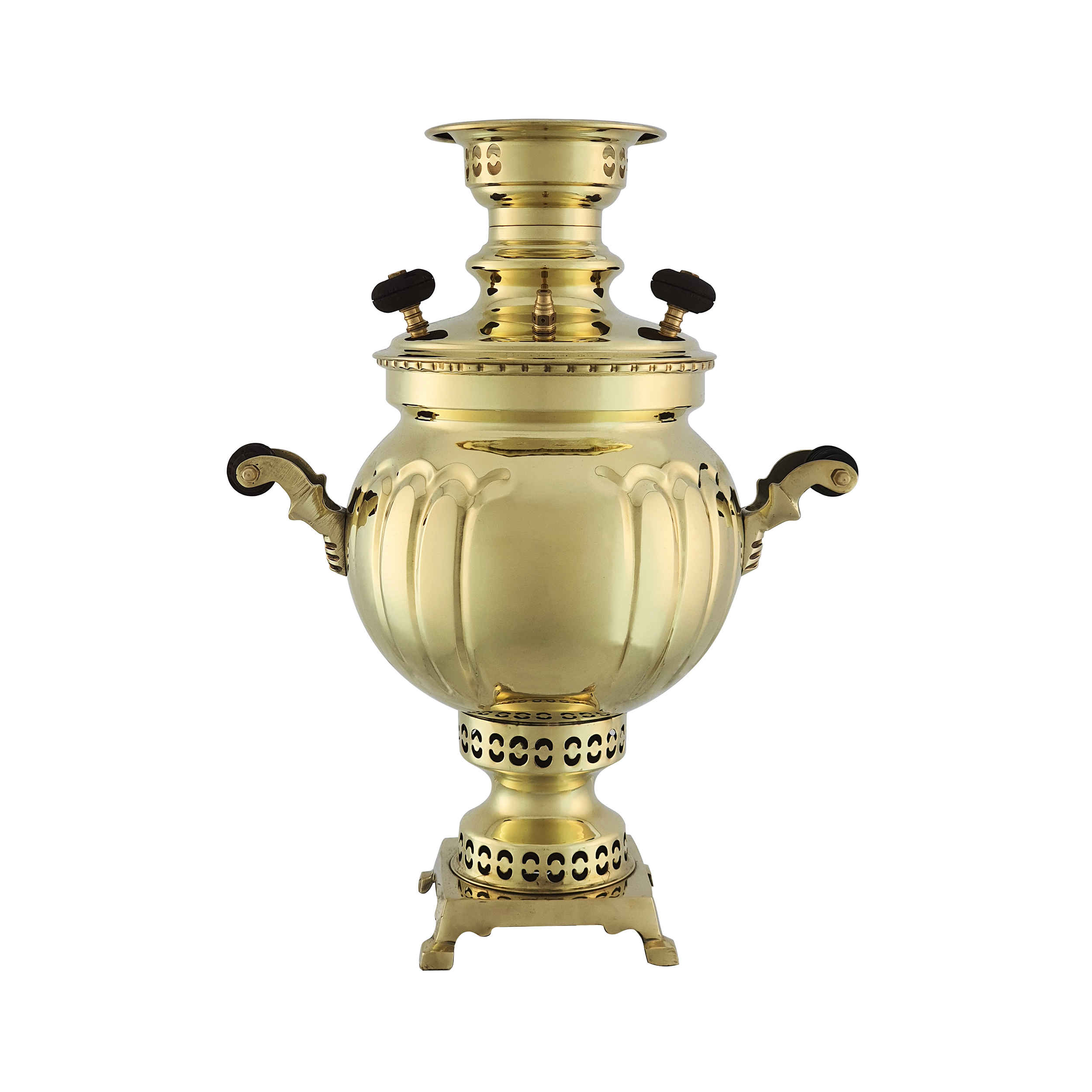 Persian Brass Samovar Decorative Charcoal Tea Maker 3.5 Liter