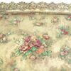 Decorative Polyester Footed Tray Traditional Floral Design