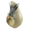 Decorative Porcelain Vase with Butterfly & Flower Design
