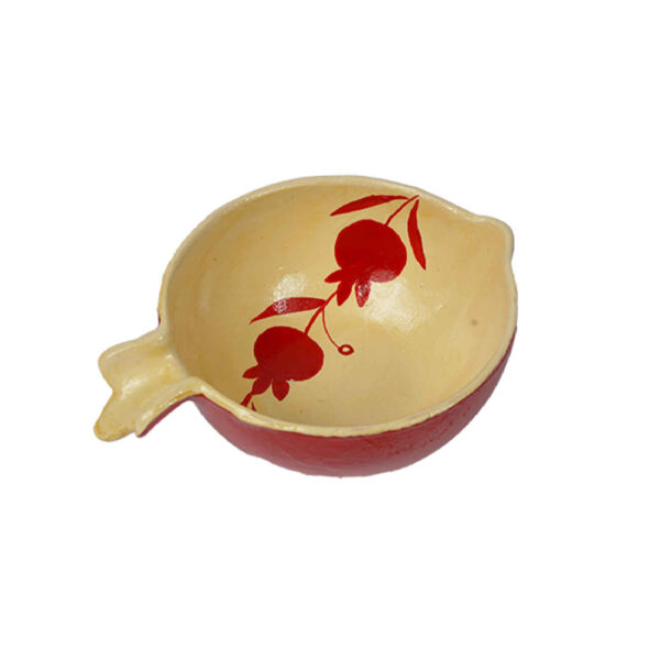 Decorative Pottery Bowl Artistic with Pomegranate Design