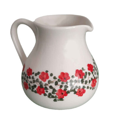 Decorative Pottery Pitcher Persian Handcrafted Traditional Rustic Style