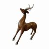 Decorative Standing Deer Figurine - Elegant Wildlife Sculpture