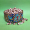 Decorative Wooden Bowl Artistic with Printed Persian Floral Design