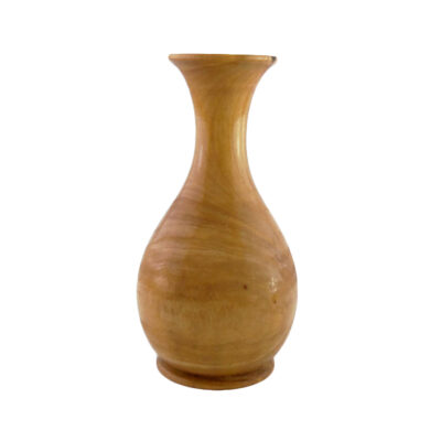 Handcrafted Mini Flower Vase Made from Natural Solid Wood Rustic – Set of 2