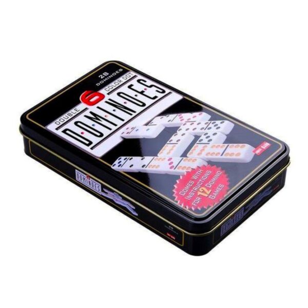 Classic Domino Board Game in Stylish Storage Box - The Ultimate Blocking Game for All Ages