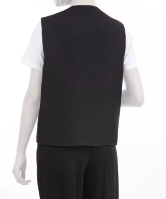 Embroidered Vest for Women with Paisley Design