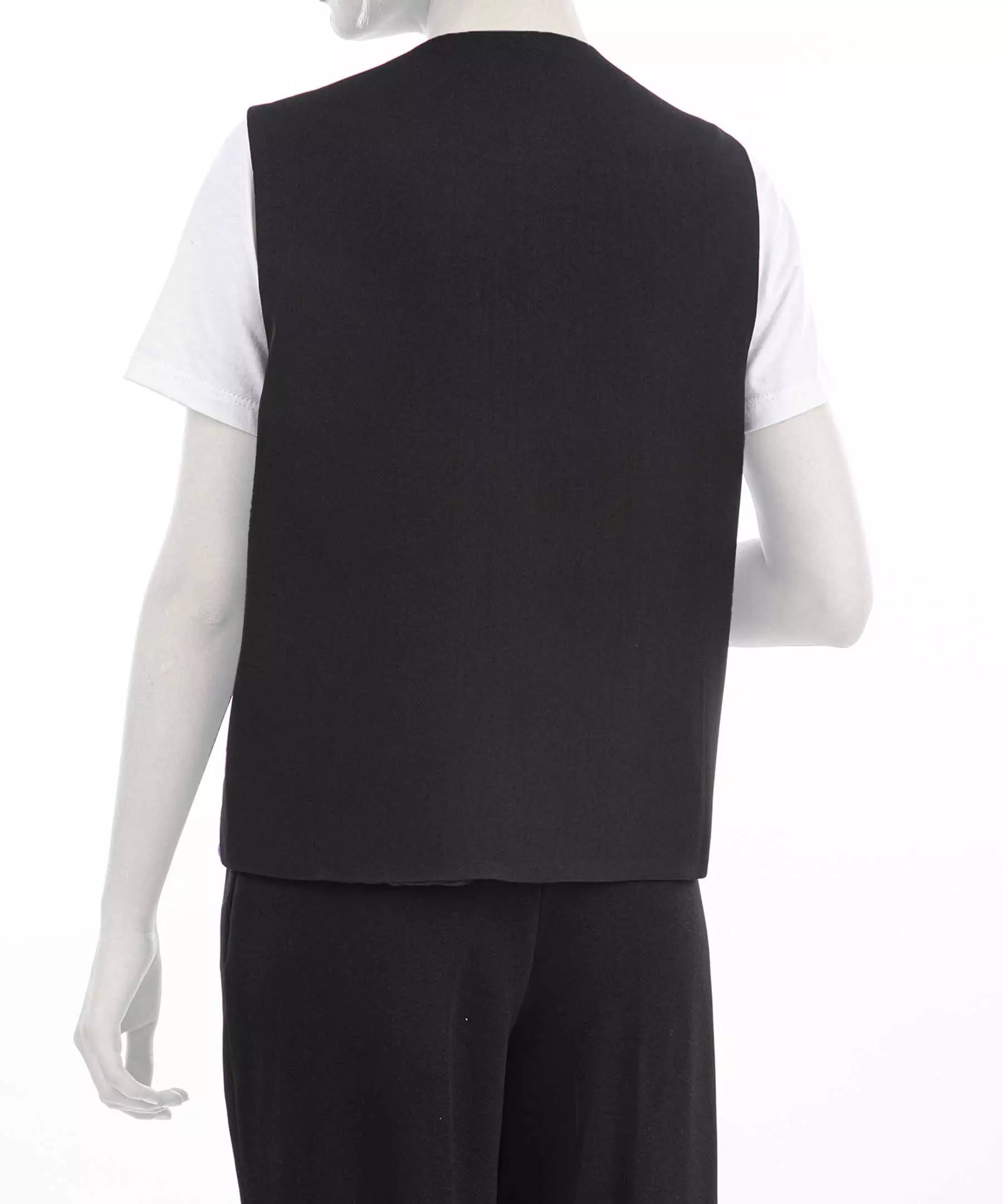 Embroidered Vest for Women with Paisley Design