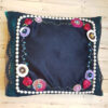 Embroidered Cushion Cover - Handcrafted Crochet Jewelry Design