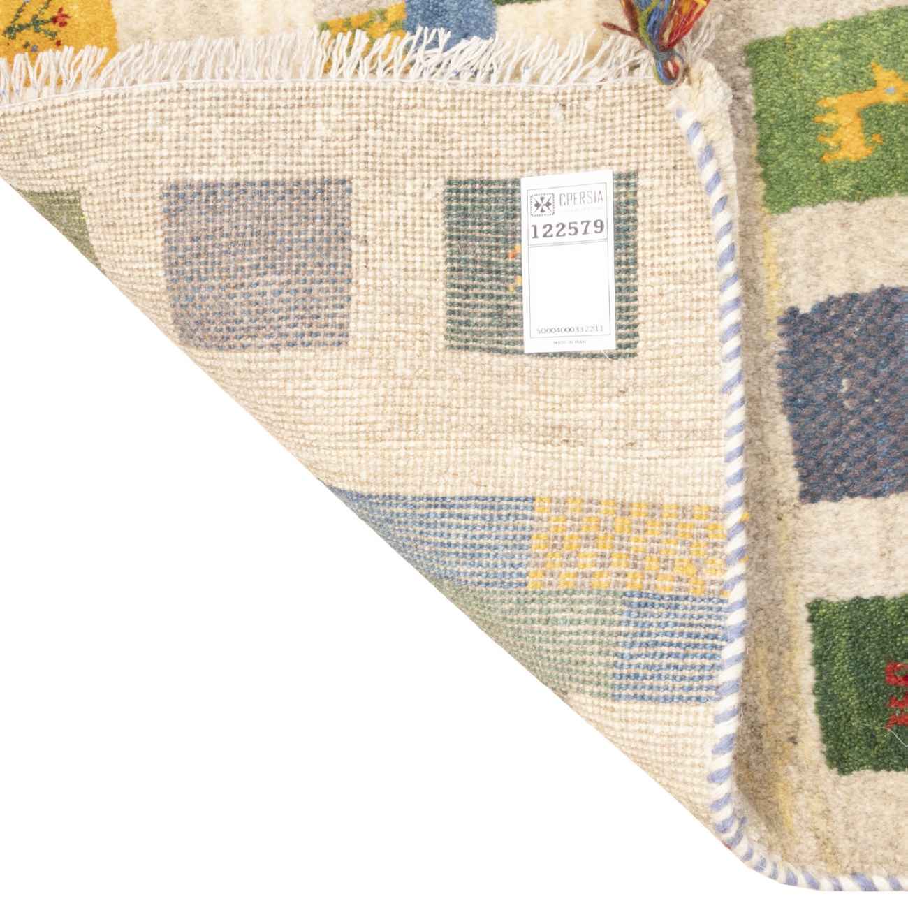 Persian Gabbeh Wool Rug Handwoven in Fars