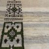 Genuine Persian Gabbeh Wool Rug Handwoven Geometric Cream