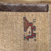 Persian Gabbeh Wool Rug Handwoven in Fars Cream