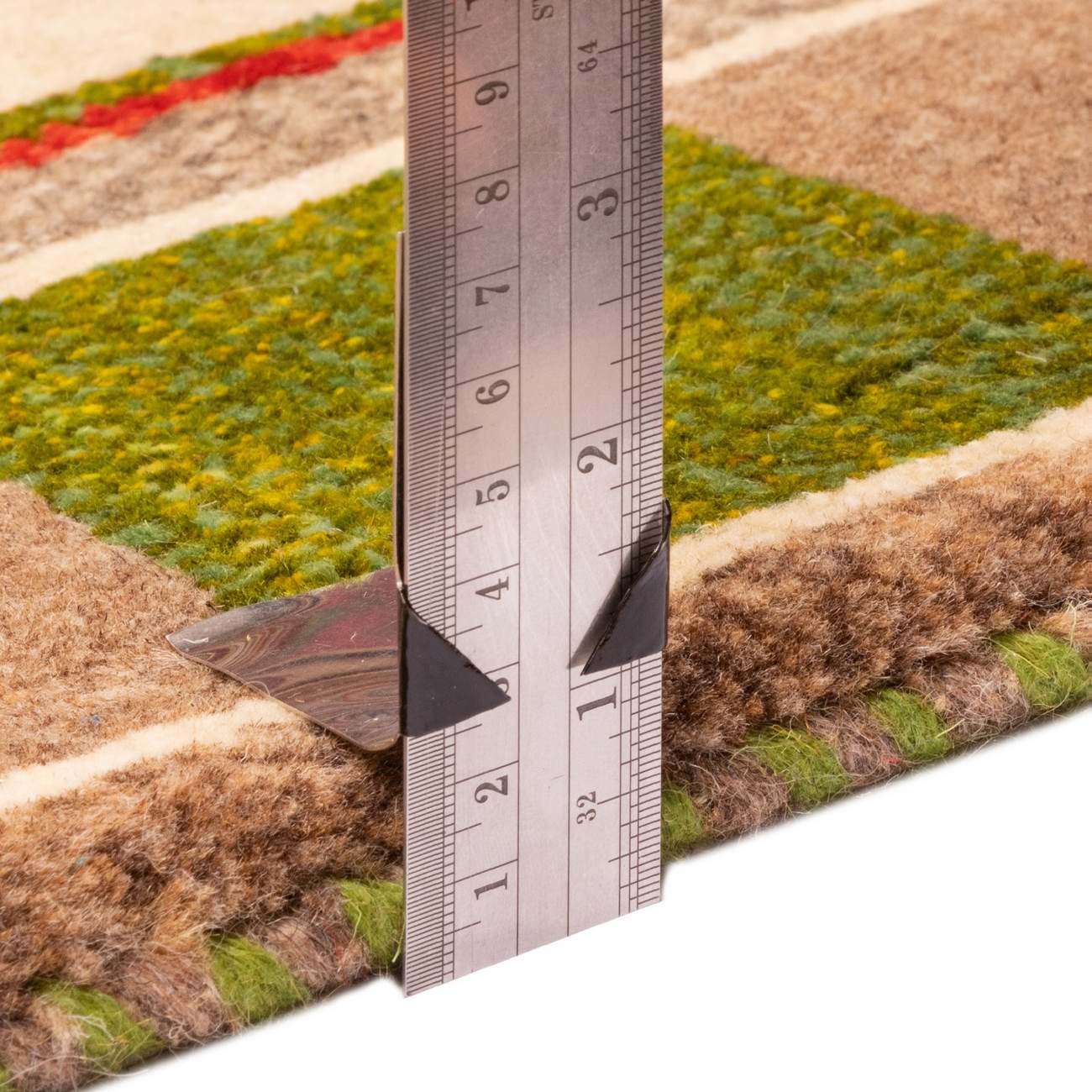 Persian Gabbeh Wool Rug Handwoven in Fars with Animal Motifs