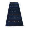 Persian Gabbeh Wool Rug Handwoven in Fars with Animal Motifs