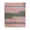 Genuine Persian Gabbeh Wool Rug Handwoven Striped Red