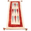 Persian Gabbeh Wool Runner Rug Handwoven in Fars Tree Motifs