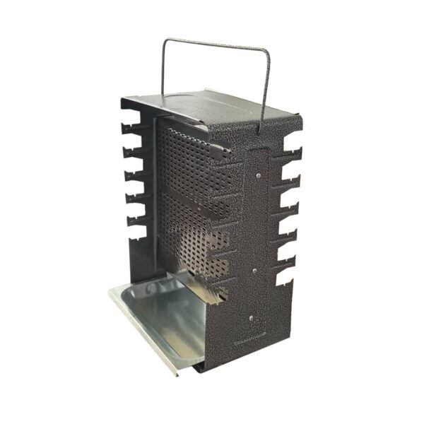 Vertical Gas Burner Grill for Kebabs - Double-Sided with 12-Skewer Stand