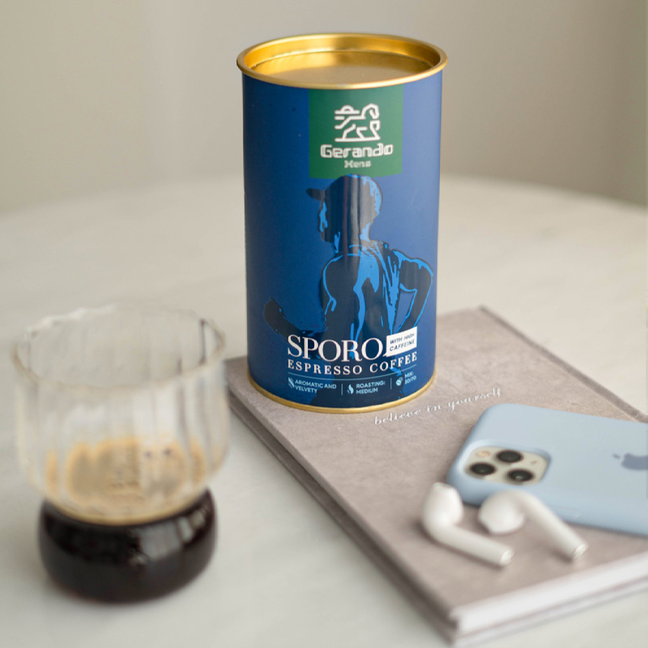 Gerando Sport Espresso Coffee Medium Roasted 250 gr (2x)