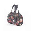 Classic Double Handle Satchel Bag with Floral Design