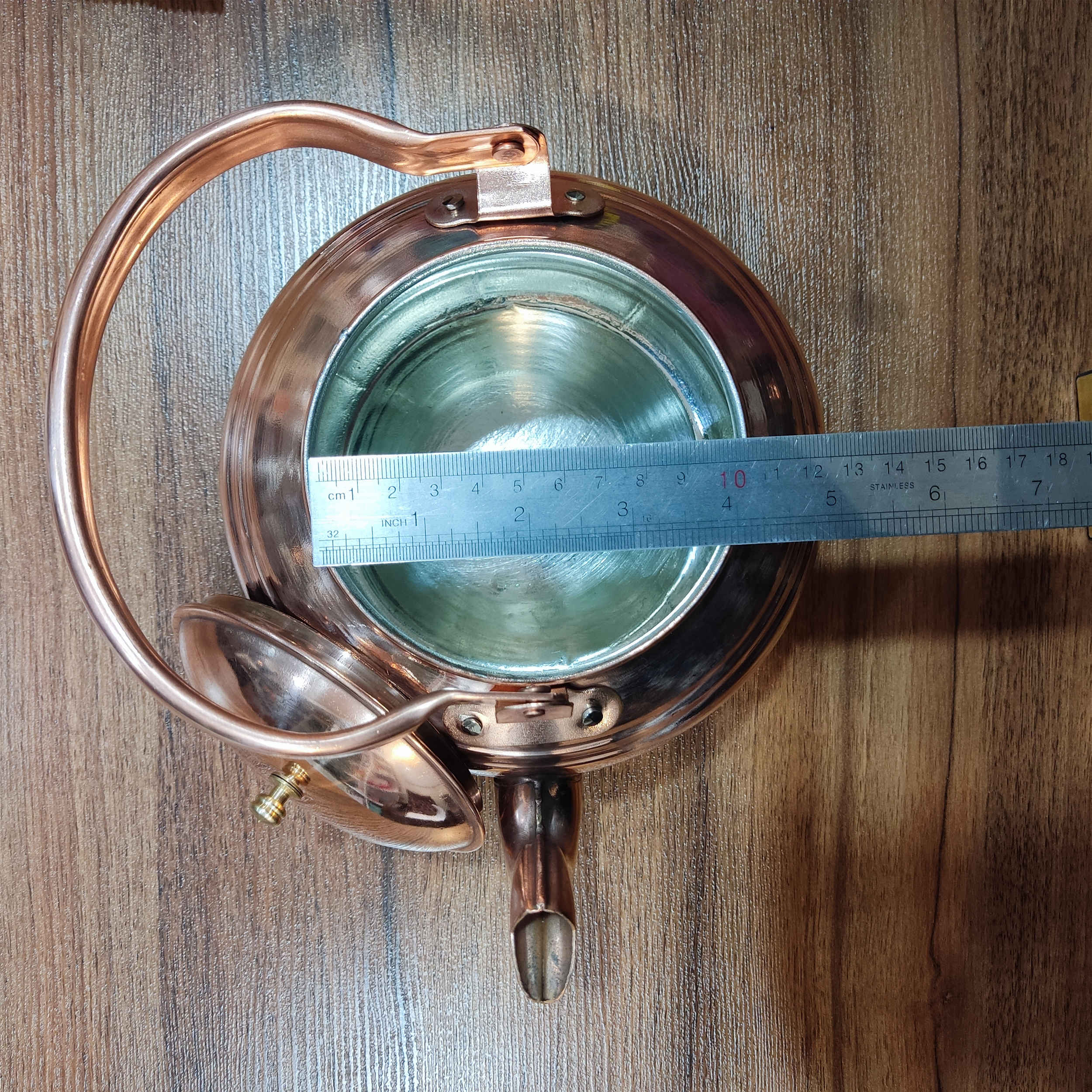Persian Copper Tea Kettle Durable Stovetop Traditional Hammered Yas