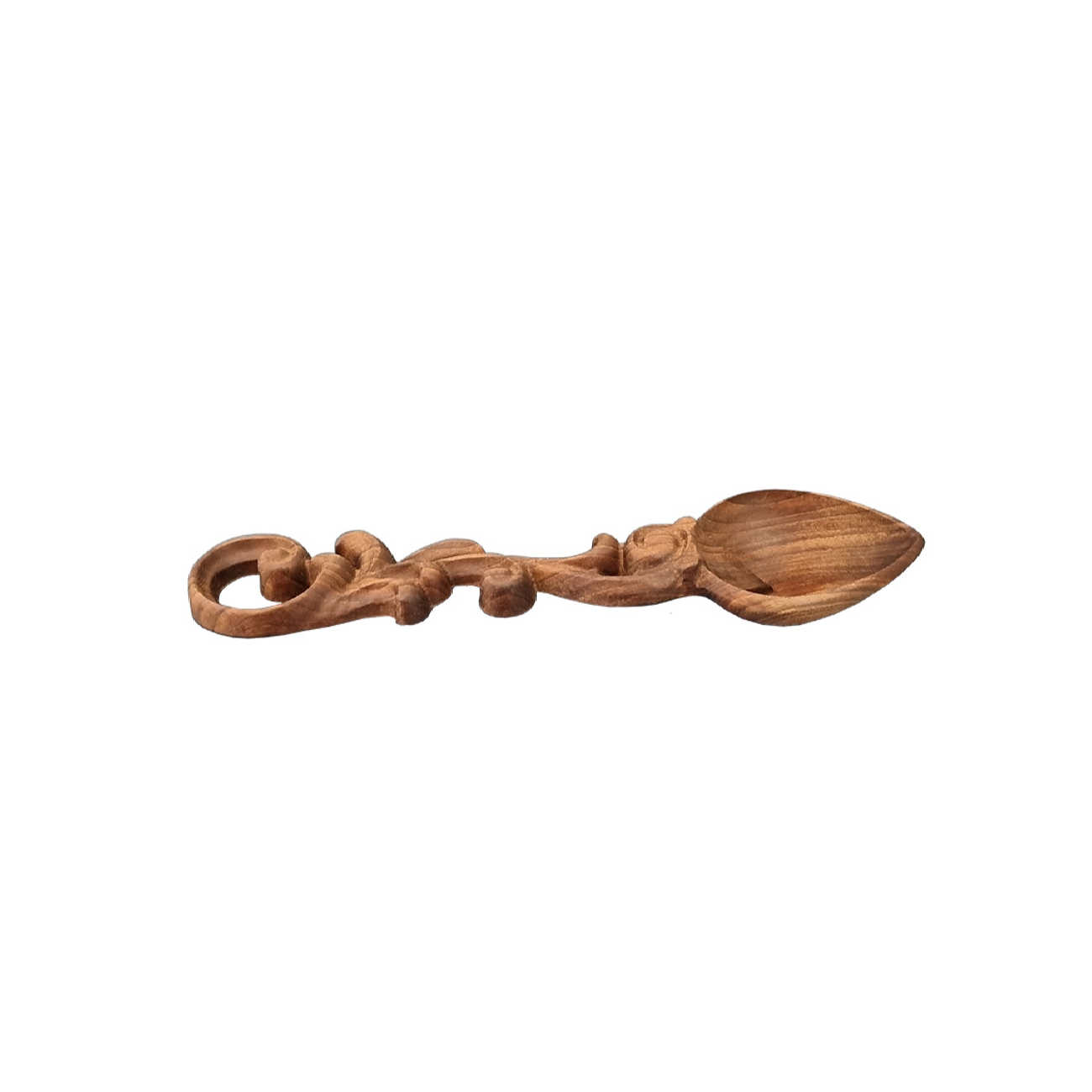 Handmade Nut Serving Spoon with Wood