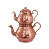 Persian Copper Double Teapot Durable and Hammered