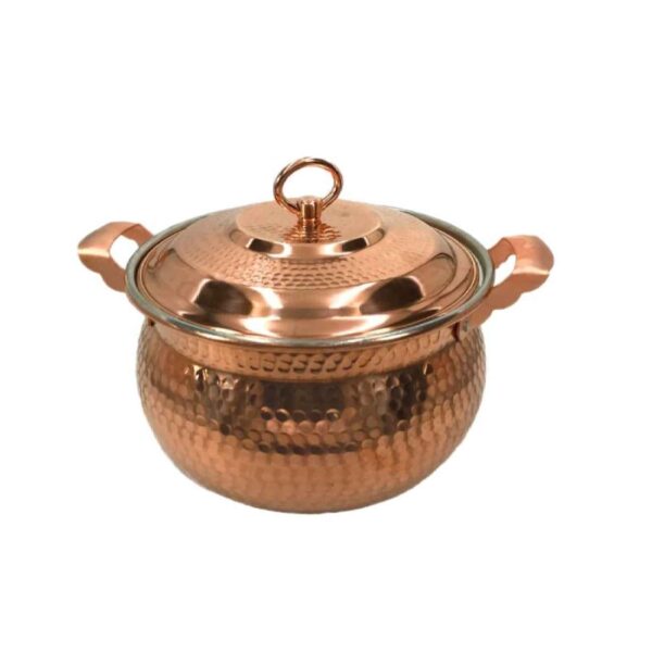 Persian Copper Stock Pot - Traditional Hammered Cooking Style Negin