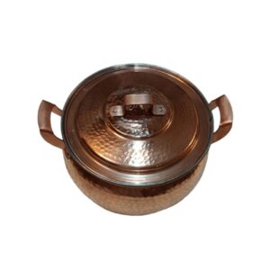 Persian Copper Stock Pot – Traditional Hammered Cooking Style Zinat