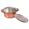 Persian Copper Stock Pot - Traditional Hammered Cooking Style Zarrin