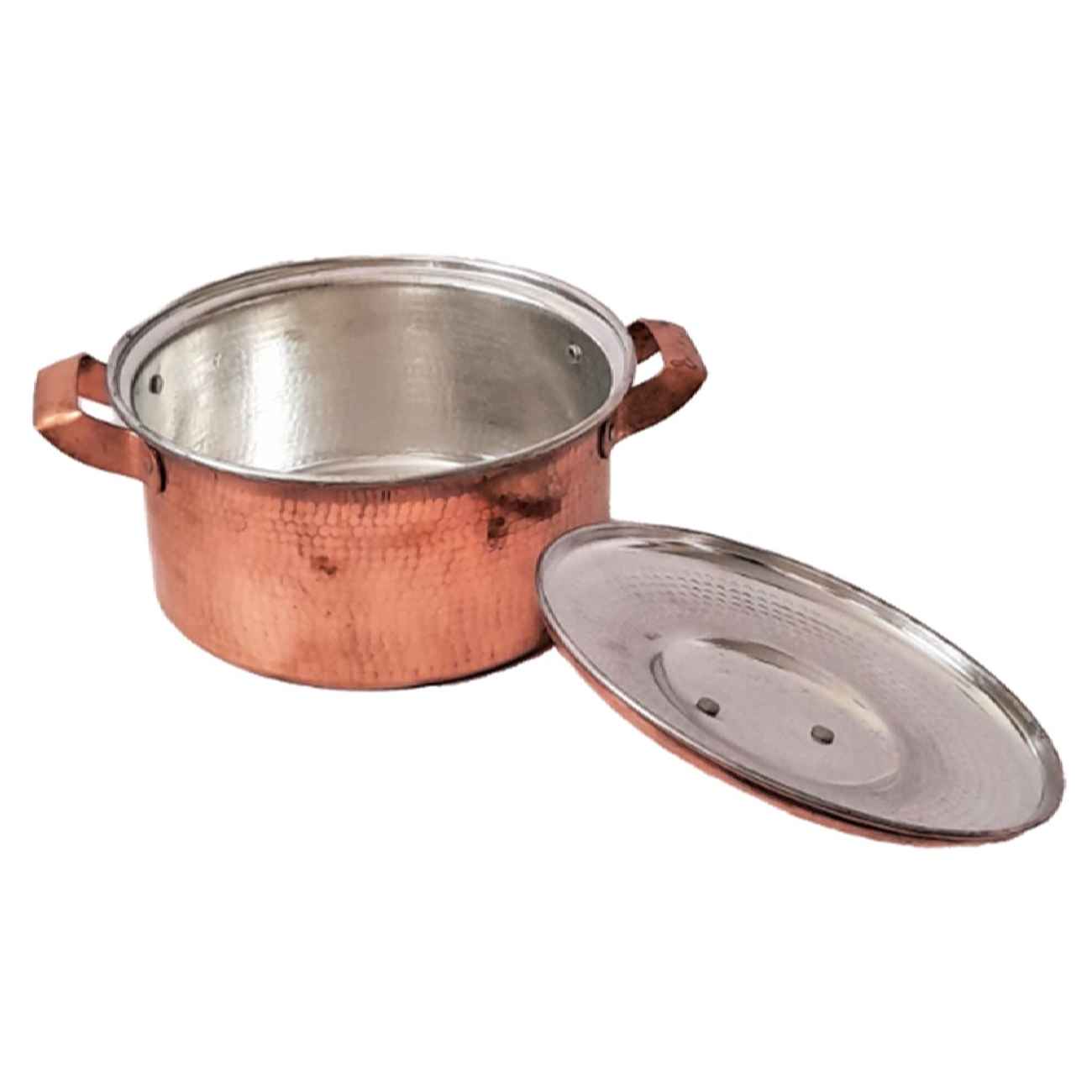 Persian Copper Stock Pot – Traditional Hammered Cooking Style Zarrin