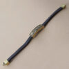 Islamic Bracelet with Leather Ya Qamar Banihashim for Men