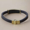 Islamic Bracelet with Leather Ya Qamar Banihashim for Men