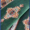 Islamic Mosque Carpet with Mihrab Design - Cotton Green, 5 Meters