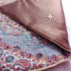 Travel Prayer Mat Portable for Muslim Termeh Fabric Traditional Paisley Design