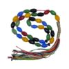 Islamic Agate Rosary Crafted with 33 Prayer Beads Tasbih Colorful