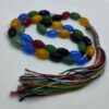 Islamic Agate Rosary Crafted with 33 Prayer Beads Tasbih Colorful