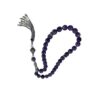 Islamic Amethyst Rosary Crafted with 33 Prayer Beads & Silver Tasbih