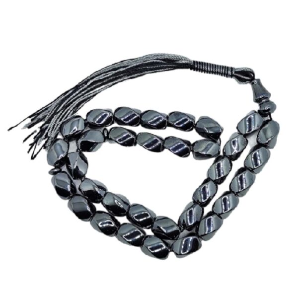 Islamic Hematite Rosary Crafted with 33 Prayer Beads Tasbih