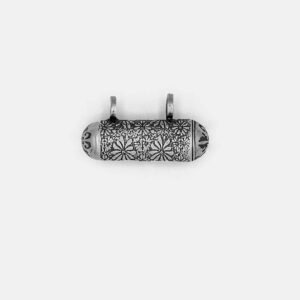 Islamic Silver Pendant with Hirz of Imam Jawad for Shia