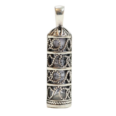 Islamic Silver Pendant with Hirz of Imam Jawad for Shia Muslims