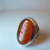 Islamic Agate Silver Ring for Men Elegance