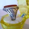 Islamic Agate Silver Ring for Men Elegance