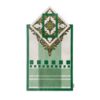 Islamic Velvet Thin Prayer Mat Sajadah Traditional Geometric Design