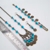 Jewelry Set with Turquoise Stones and Coins