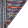 Persian Wool Kilim Rug Handwoven with Striped Blue