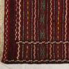Persian Wool Kilim Rug Handwoven in Khorasan Striped