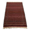 Persian Wool Kilim Rug Handwoven in Khorasan Striped