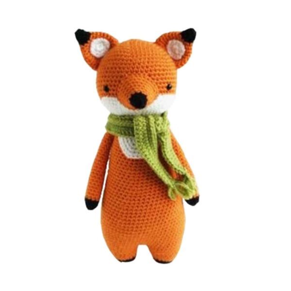 Amigurumi Stuffed Fox Animal – Handmade Crochet Plush Toy | Cute & Cozy