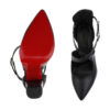 Leather Ankle Strap High Heels Pointed Toe for Women